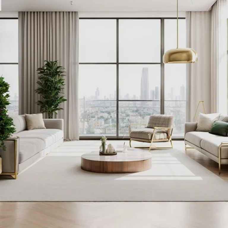 Luxury living room interior